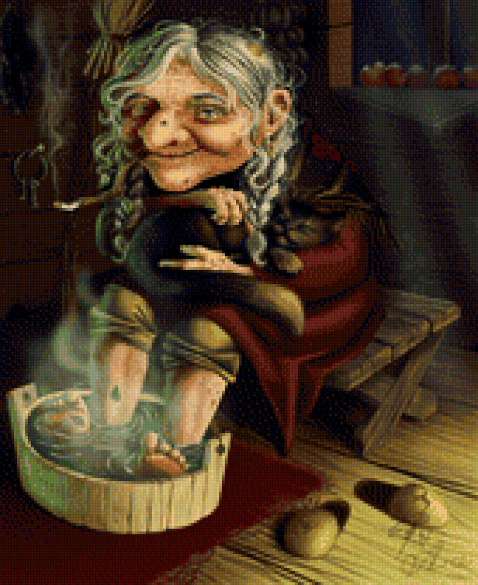 бабка ежка - яга - предпросмотр