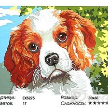 Схема вышивки «Собачка»