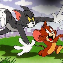 Схема вышивки «Том и Джерри»