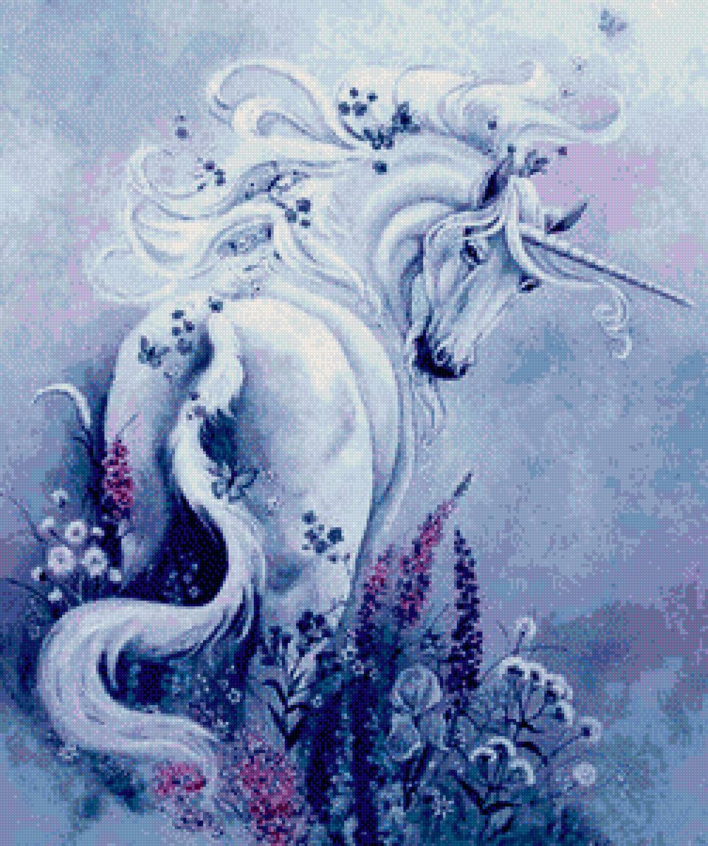 Единорог - единорог, фентези - предпросмотр