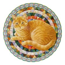Схема вышивки «Рыжий кот»