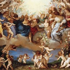 Схема вышивки «Музицирующие ангелы»