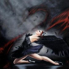 Схема вышивки «Балерина»