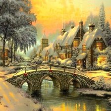 зимний закат