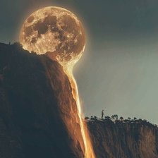 Схема вышивки «Лунный водоавд»