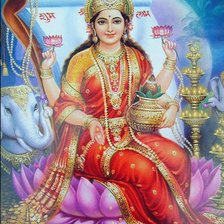 Схема вышивки «Лакшми»