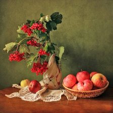 Схема вышивки «Рябина»