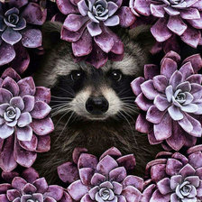 Схема вышивки «Енот»