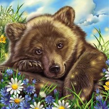 Схема вышивки «мир животных»