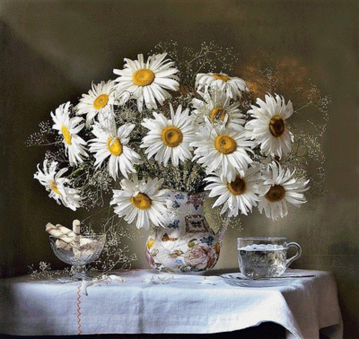 большие ромашки - ромашки, цветы, фото - предпросмотр