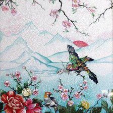 Схема вышивки «японский мотив»