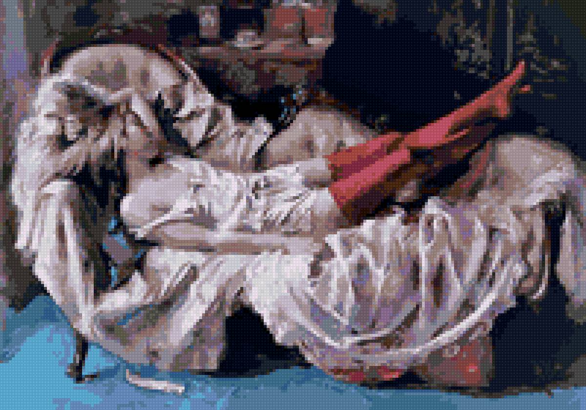 СПЯЩАЯ - девушка, картина, человек, портрет - предпросмотр