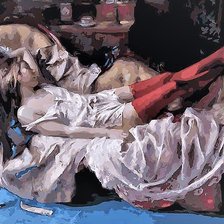 Схема вышивки «СПЯЩАЯ»