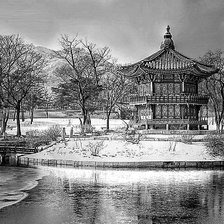 Схема вышивки «Пейзаж»