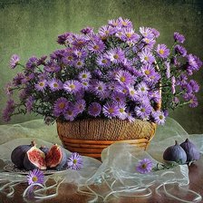 Схема вышивки «Натюрморт с инжиром»