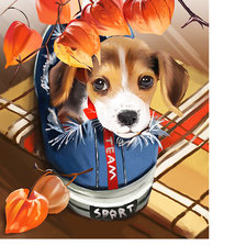 Схема вышивки «Серия "Собаки". Детская»