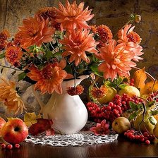 Схема вышивки «Осенний натюрморт»