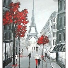 Схема вышивки «Париж»