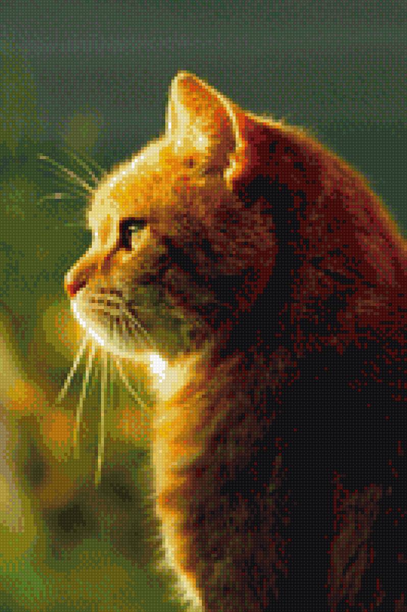 рыжий кот - кот, рыжик, пушистик, котейка, милота, зверушки - предпросмотр