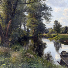 Схема вышивки «пейзаж»