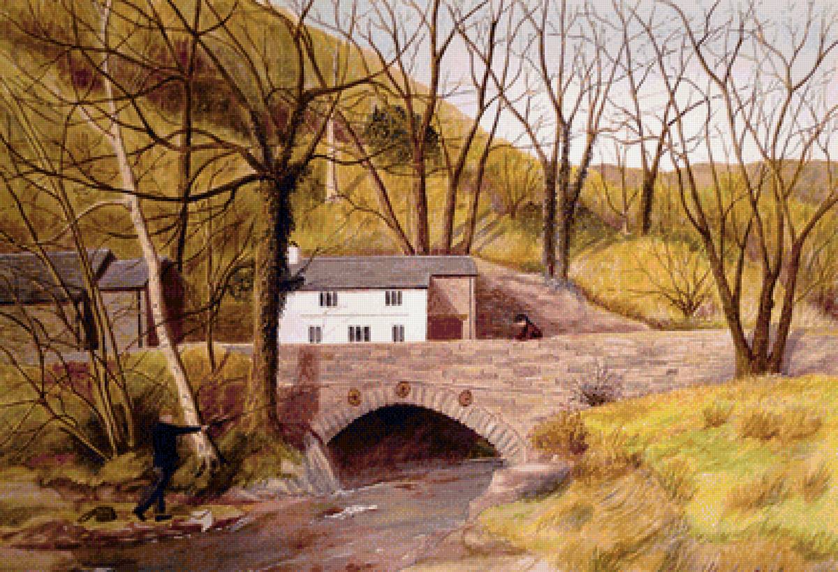 Пейзаж - рыбалка - предпросмотр