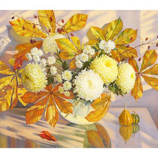 Схема вышивки «Серия "Натюрморты". Осенний»