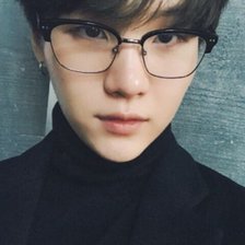 Схема вышивки «BTS Suga»