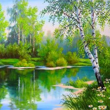 Схема вышивки «природа»