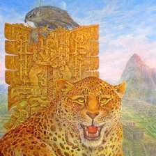 Схема вышивки «Леопард»