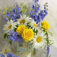 Схема вышивки «БУКЕТ ЦВЕТОВ»