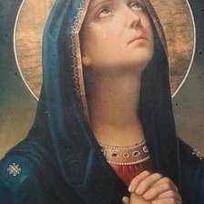 Схема вышивки «Дева Мария»