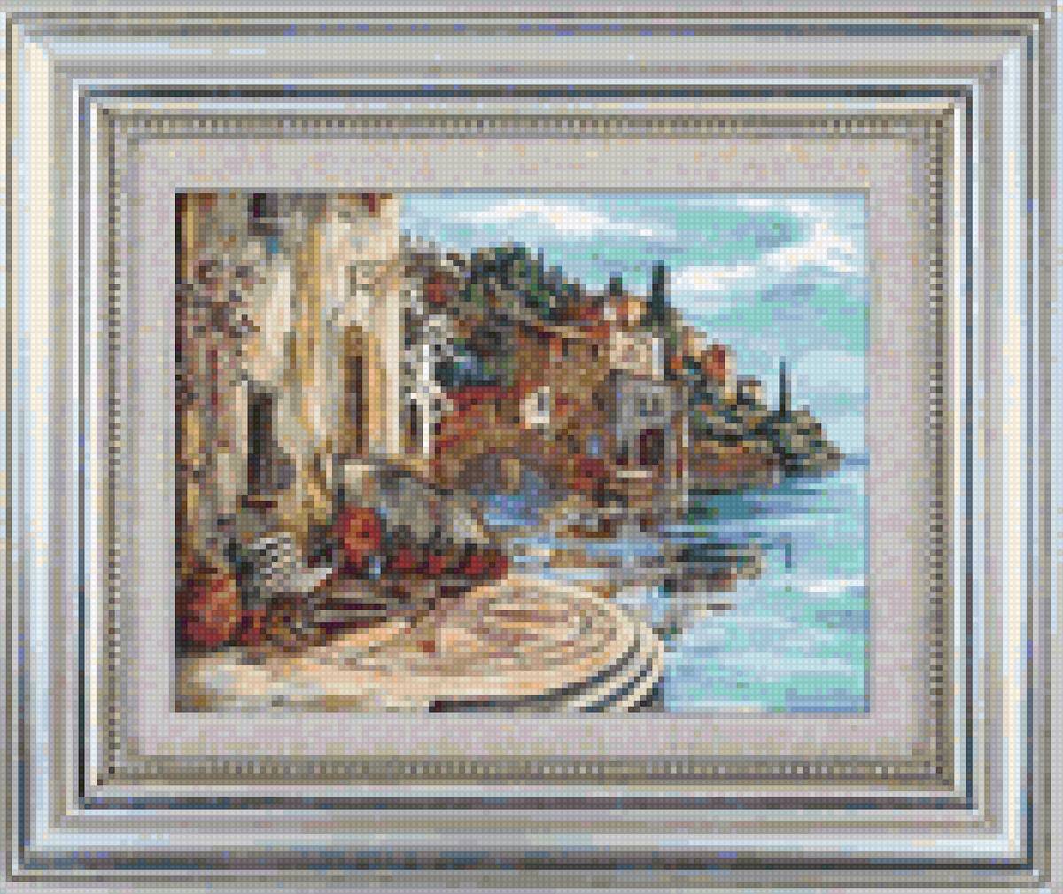 Домик у моря - море, пейзаж - предпросмотр