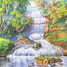 Схема вышивки «Серия "Пейзаж"»