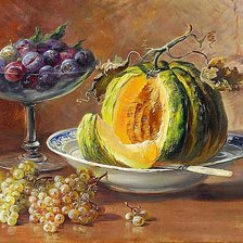 Схема вышивки «Натюрморт с тыквой.»