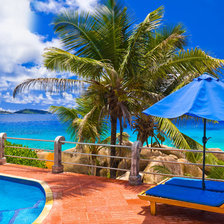 Схема вышивки «вид на море»