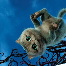 Схема вышивки «Чеширский кот»