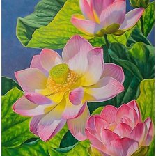 Схема вышивки «Лотос»