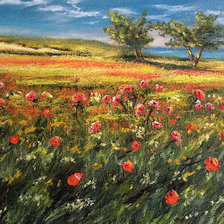 Схема вышивки «Художник Мауро́ Сканферло»