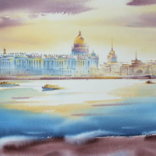 Схема вышивки «Санкт - Петербург»