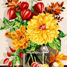 Схема вышивки «Букет»