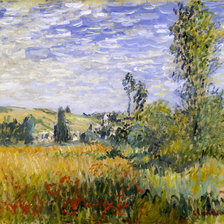 Схема вышивки «Поле и небо»