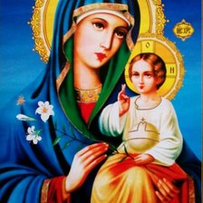 Схема вышивки «икона»