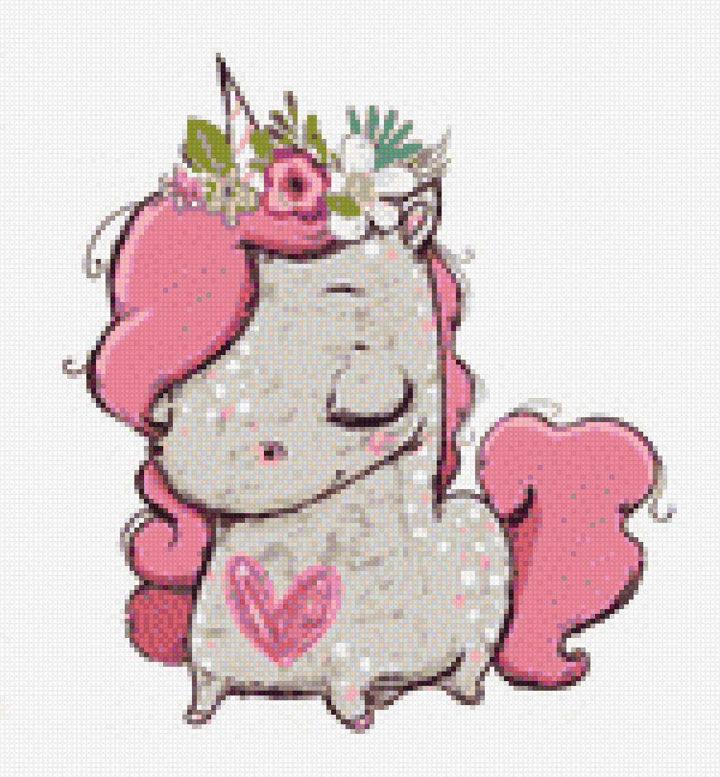 Единорог - единорог, аниме, мультфильм, unicorn - предпросмотр