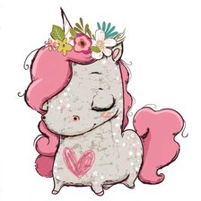 Схема вышивки «Единорог»