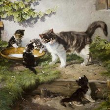 Схема вышивки «КОШКИ»