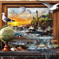 Схема вышивки «МОРСКАЯ ФАНТАЗИЯ»