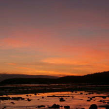 Схема вышивки «Закат на Белом море»