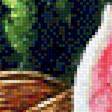 Предпросмотр схемы вышивки «Натюрморт с арбузом.» (№1728407)