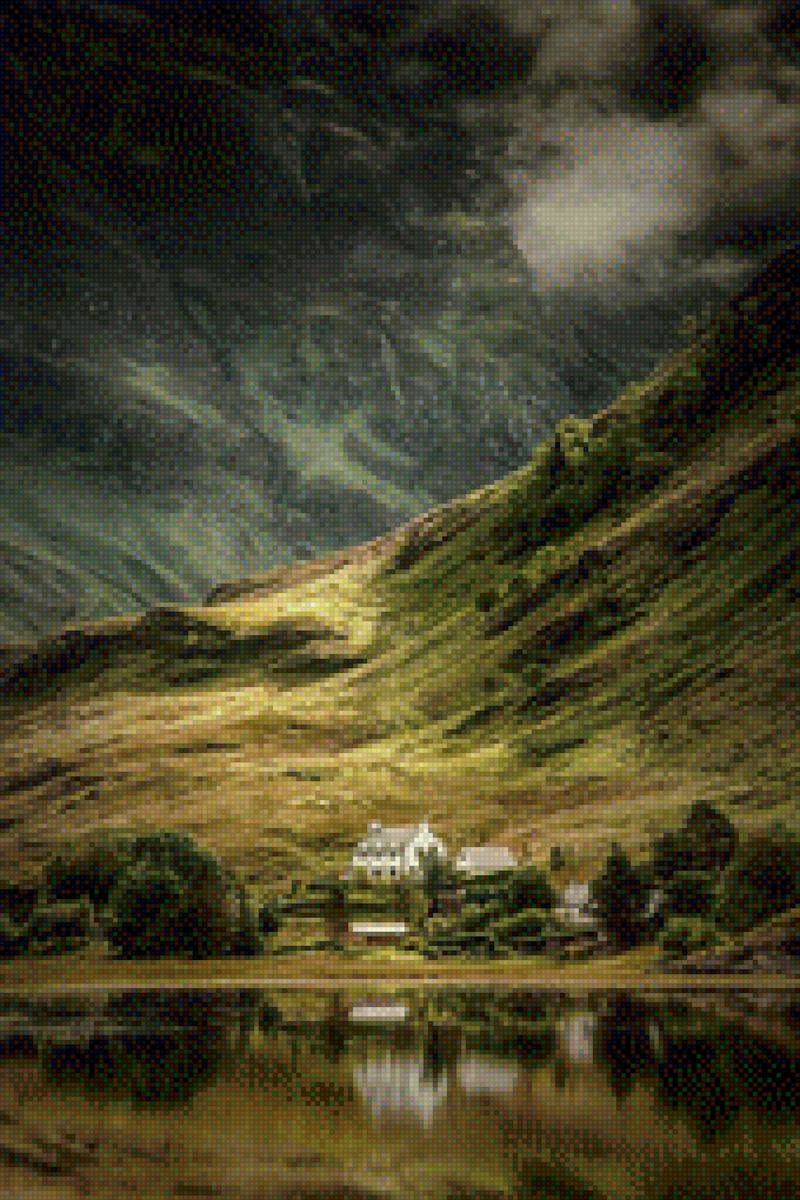 Горы зеленые - зелень, горы, пейзаж - предпросмотр