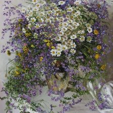 Схема вышивки «ПОЛЕВЫЕ ЦВЕТЫ»